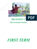 Religion Planning 2º