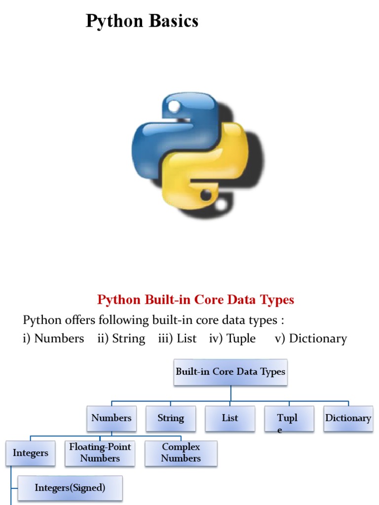 Python Basic Data Types | PDF | Data Type | Boolean Data Type