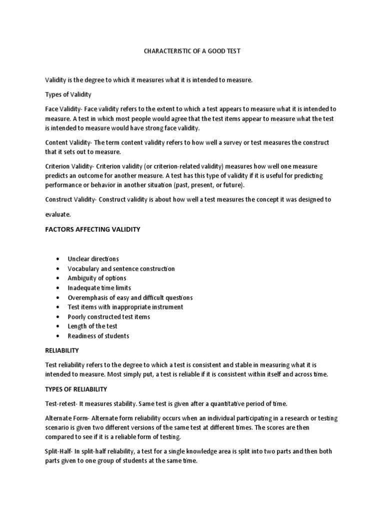 characteristic-of-a-good-test-pdf-validity-statistics