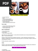 Receitas - Bolo de Caneca