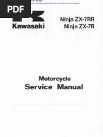 Kawasaki Ninja ZX-12R Service Manual | PDF | Bearing (Mechanical