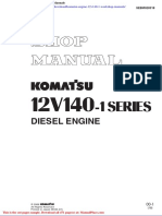 Komatsu Engine 12v140 1 Workshop Manuals