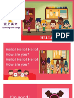 Singing-Hello How Are You-親子律動