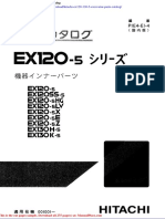 Hitachi Ex120 130 5 Excavator Parts Catalog
