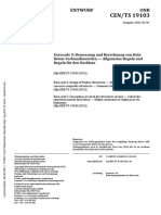 ONR CEN-TS 19103 - 2021-05 - Eurocode 5 - Bemessung Und Berechnung Von Holz-Beton-Verbundbauteilen - Allgemeine Regeln Und Regeln Fuer Den Hochbau