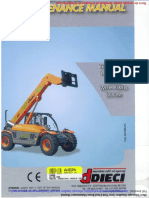 Dieci Telescopic Handlers XRM With Fixed Boom Maintenance Manual