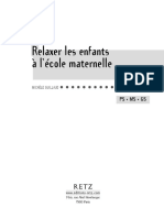 Relaxer Les Enfants À L'école Maternelle