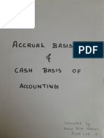 Accrual and Cash Basis of Accounting