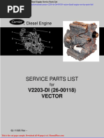 Kubota v1505 Engine Repair Manual | PDF | Horsepower | Pump
