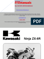 Kawasaki ZX 6r 05 Service Manual