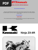 Kawasaki Ninja ZX-12R Service Manual | PDF | Bearing (Mechanical