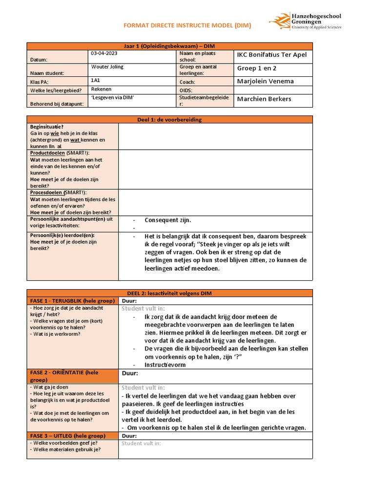 DIM Leeg | PDF