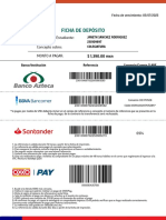 Ficha de Deposito de Pago