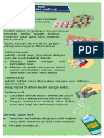 Poster Cara Penggunaan Obat