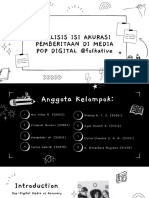 Proposal Penelitian ANALISIS ISI AKURASI PEMBERITAAN DI MEDIA POP DIGITAL @folkative