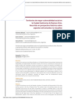 Territorios de mayor vulnerabilidad social en la Ciudad Autónoma de Buenos Aires. Recorrido en perspectiva histórica sobre aspectos estructurales no resueltos