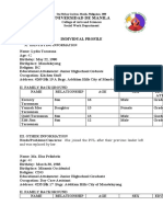 TFCF Individual-Profile Group-Profile