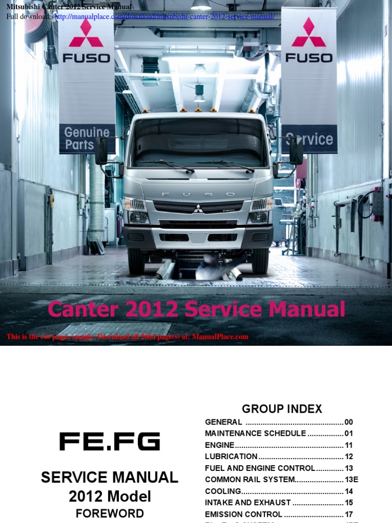 2012 MITSUBISHI LANCER SERVICE MANUAL visual data 2