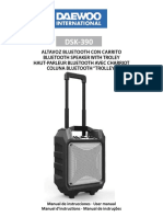 Manual Daewoo DSK-395 62009972
