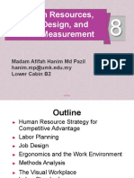 Chapter 8 - Human Resources, Job Design and Work Management