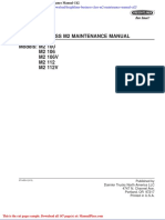 Freightliner Business Class m2 Maintenance Manual Cd2