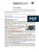 ARTÍCULO DE OPINIÓN - Comunicación 3ro - DAVID CASTELLS