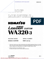 Komatsu Wa320 3 Shop Manual