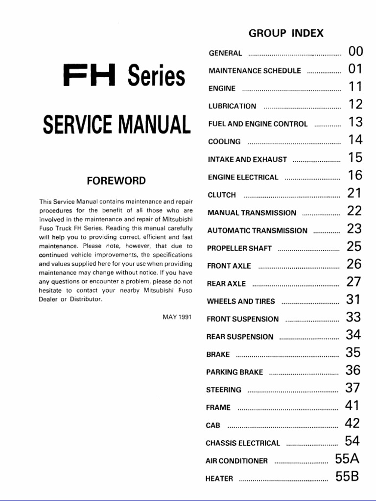 2018 MITSUBISHI FUSO REPAIR MANUAL FREE DOWNLOAD PDF visual data 3