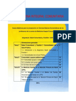 Guías Didácticas para La Preparación en Ciencias Básicas Sociomédicas de Los Profesores de La Carrera de MIC - SCF I