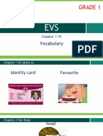 EVS Vocabulary - Grade 1