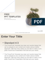 Viewing Stone Nature PPT Templates Standard