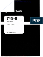 Fiat Allis 745b Wheel Loader Parts Catalog
