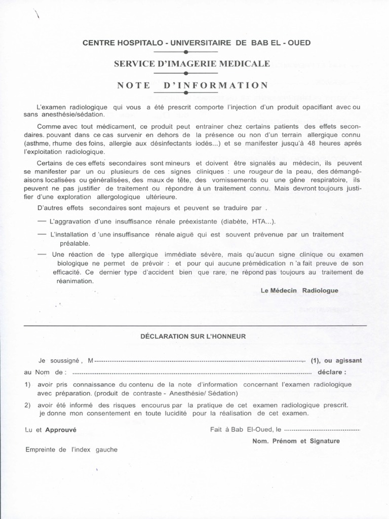 DECHARGE PDF