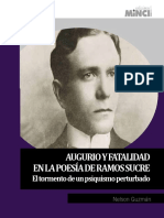 Augurio y Fatalidad en La Poesía de Ramos Sucre. El Tormento de Un Psiquismo Perturbado - Nelson Guzmán