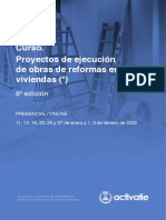 Curso. Proyectos de Ejecución de Obras de Reformas en Viviendas ( )
