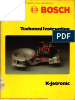 Bosch Technical Instruction K Jetronic