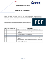 Metode Pembuatan Rak Filter Leaf