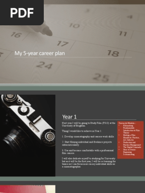 5 year plan