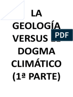 La Geología Versus El Dogma Climático