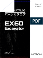 Hitachi Ex60 Excavator Parts Catalog
