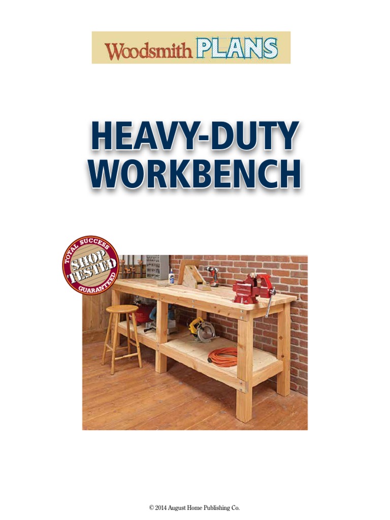 Heavy-Duty Workbench Construction Guide | PDF | Tools | Metalworking