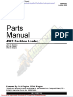 Caterpillar 432e Backhoe Loader Parts Manual