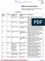 BMW Fault Codes Dtcs E46 Trouble Codes