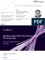 Building Apps With Time Series Data The Easy Way Slide
