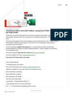 Creating Folders and Sub-Folders Using Excel VBA - A Step-by-Step