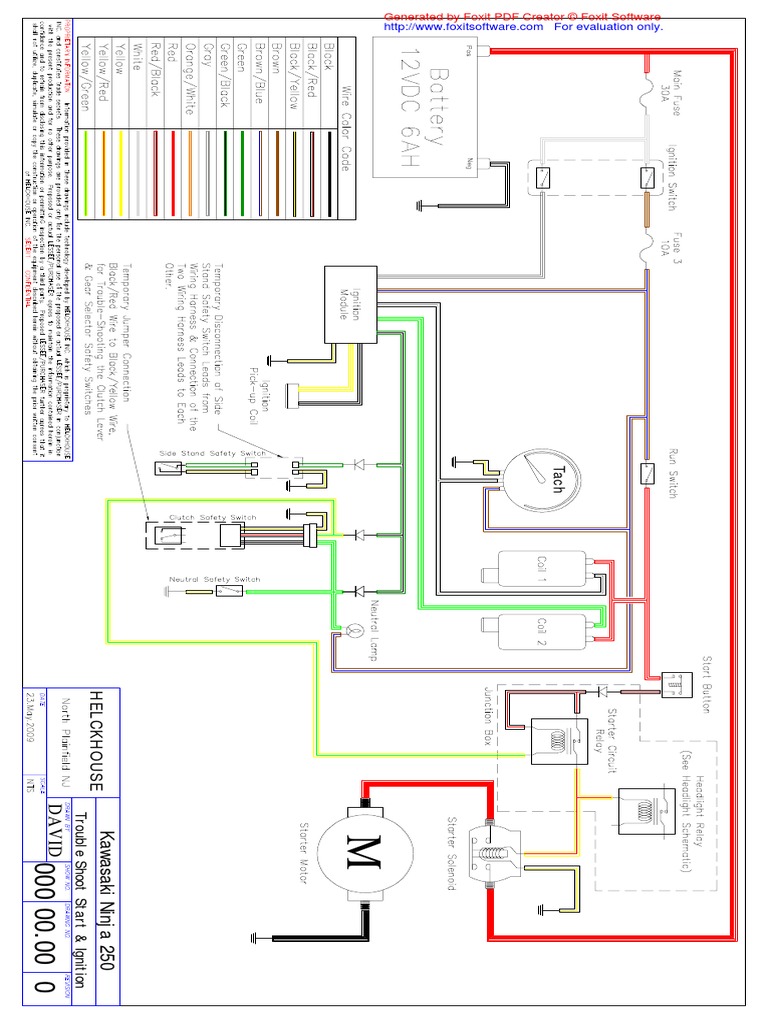 Start & Ignition Troubleshoot Schematic PDF