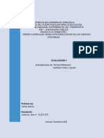 Investigacion - Evaluacion V