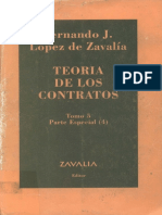 Lopez de Zavalia Fernando - Teoría de Los Contratos Tomo V - PRIMERA PARTE