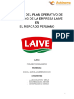 Análisis Del Plan Operativo de