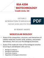 Introduction To Plant Biotechnology-Lecture 2
